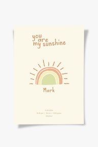 You Are My Sunshine Çocuk Odası Tablo-Poster-ODA.products-30 X 40 Cm-Çerçevesiz-NowShopFun