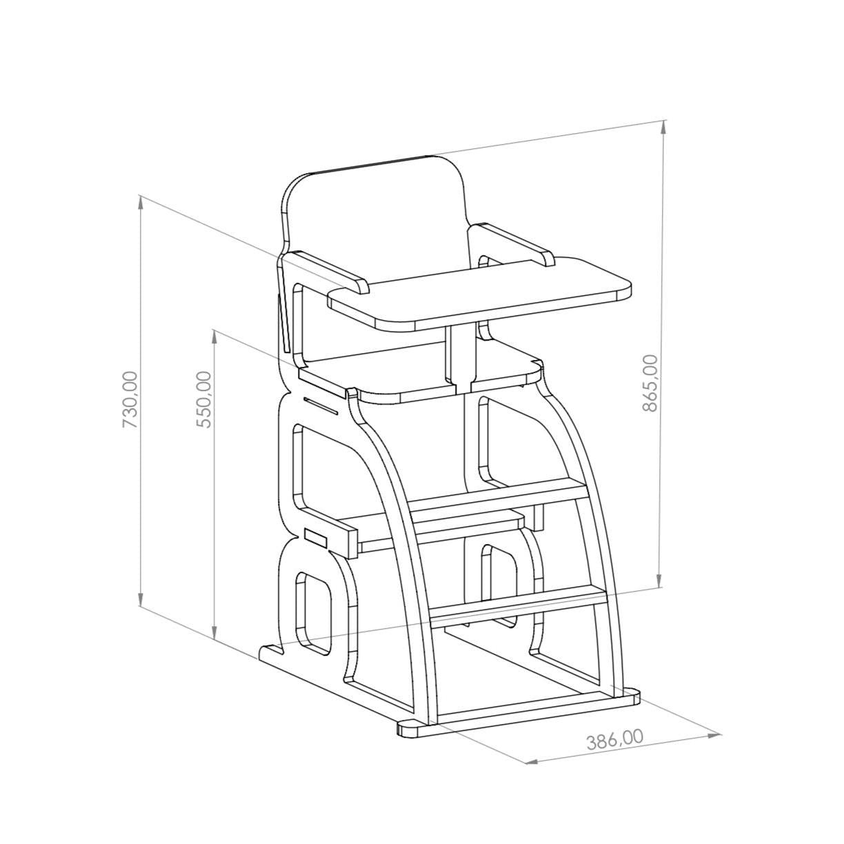 Yum - Tasarım Mama Sandalyesi
