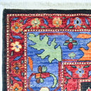 Yünden El Dokuma Hayat Ağacı Motifli Afgan Halısı 147x179 Cm