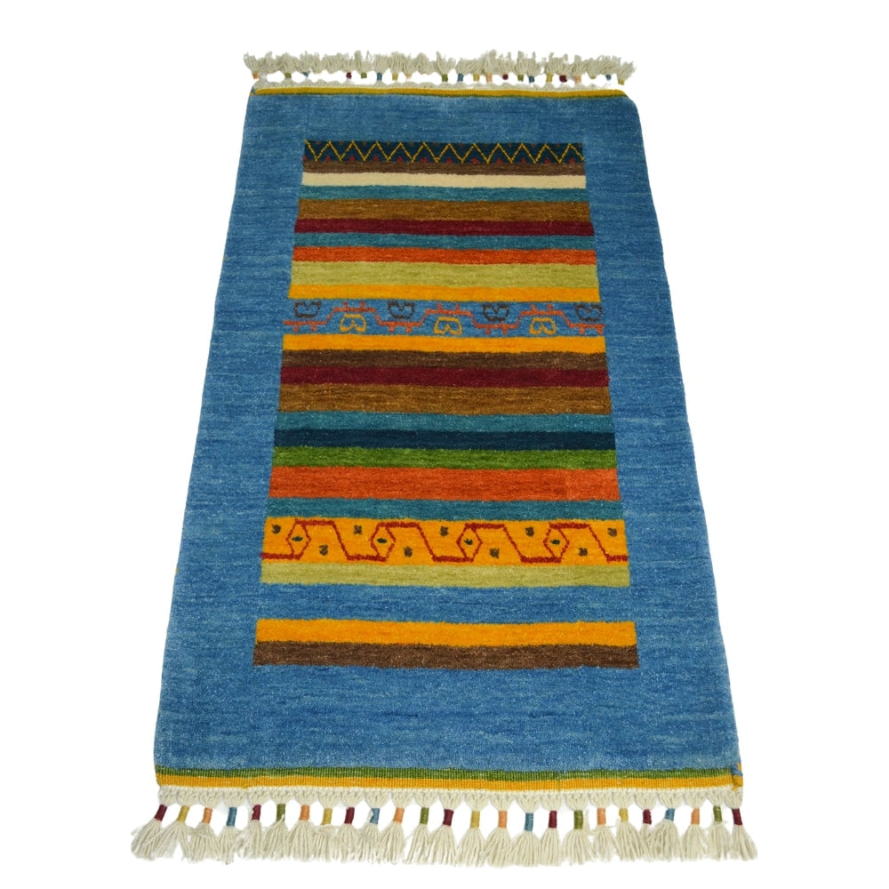 Yünden El Dokuma Tribal Halı