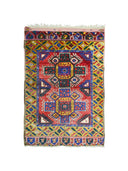 Yünden El Dokuma Vintage Konya Yatak Halısı 120x180 Cm