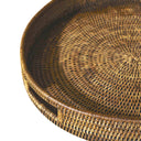 Yuvarlak Rattan Servis Tepsisi