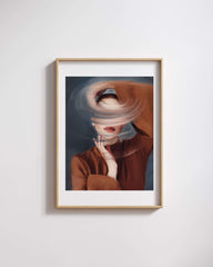 Yağmur Tezsever - Yüzleşmek Fine Art Baskı-Fine Art Baskı-Gige Gallery-Hahnemühle Matt Fibre-21x30-Eseri Baskı Ölçüsüne Tam Oturt (Beyaz kenar olmasın / Eserden kırpılır)-NowShopFun