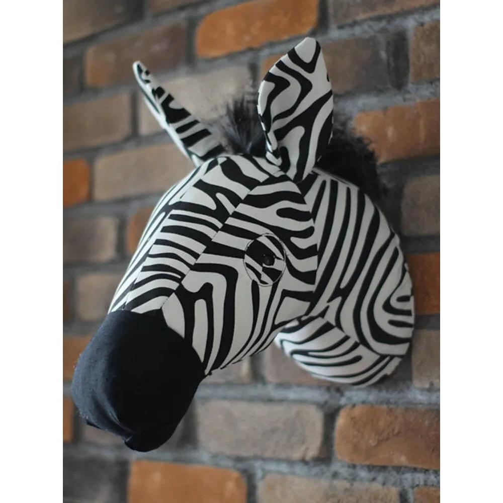 Zebra Duvar Büstü