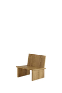 Zebu Smoky Oak Ahşap Sandalye