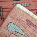 Zeki Müren Tasarımı Pembe Renk Retro Isparta Halısı 123X211 Cm