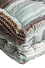 Zigzag Bisküvi Minder - Kahve