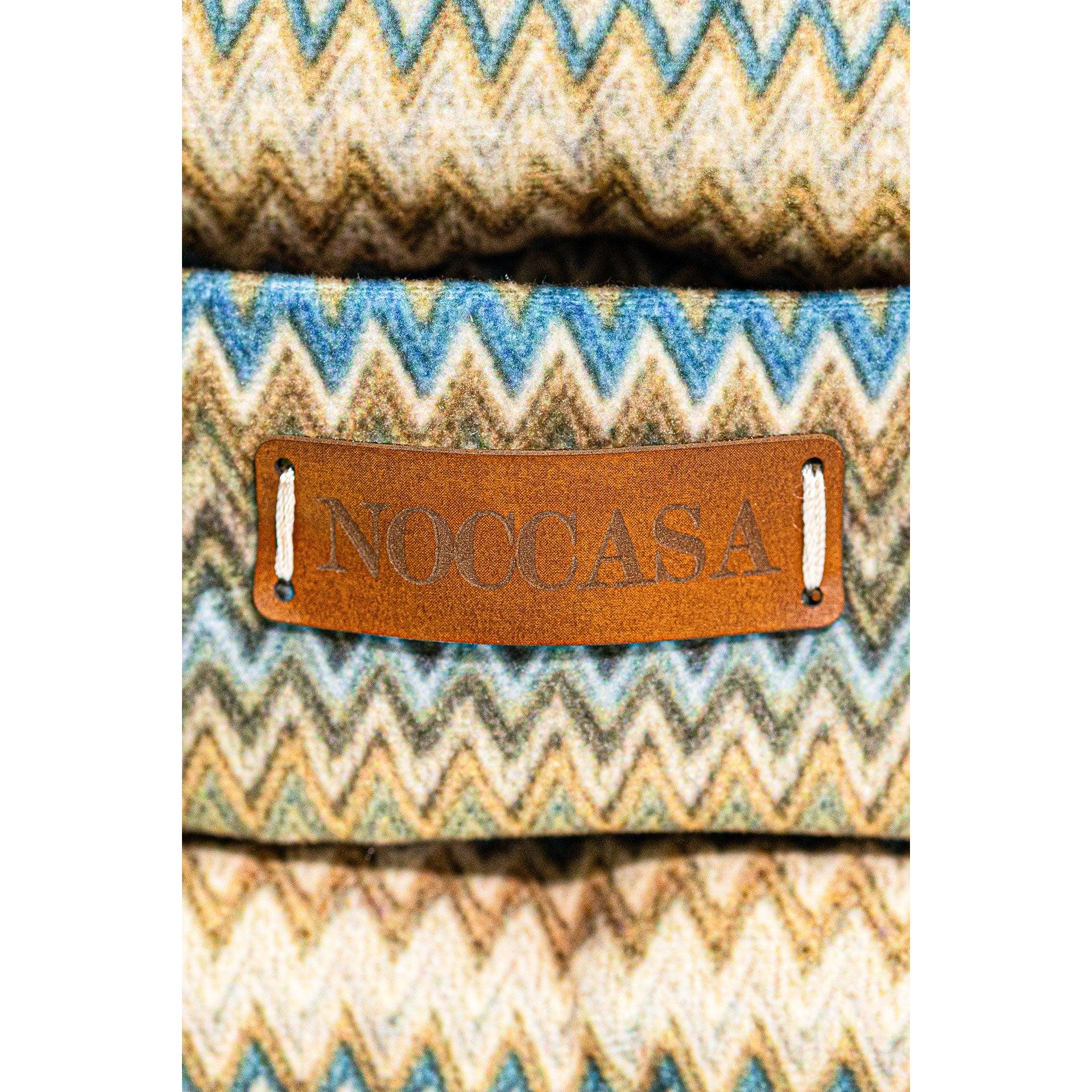 Zigzag Bisküvi Minder - Mavi