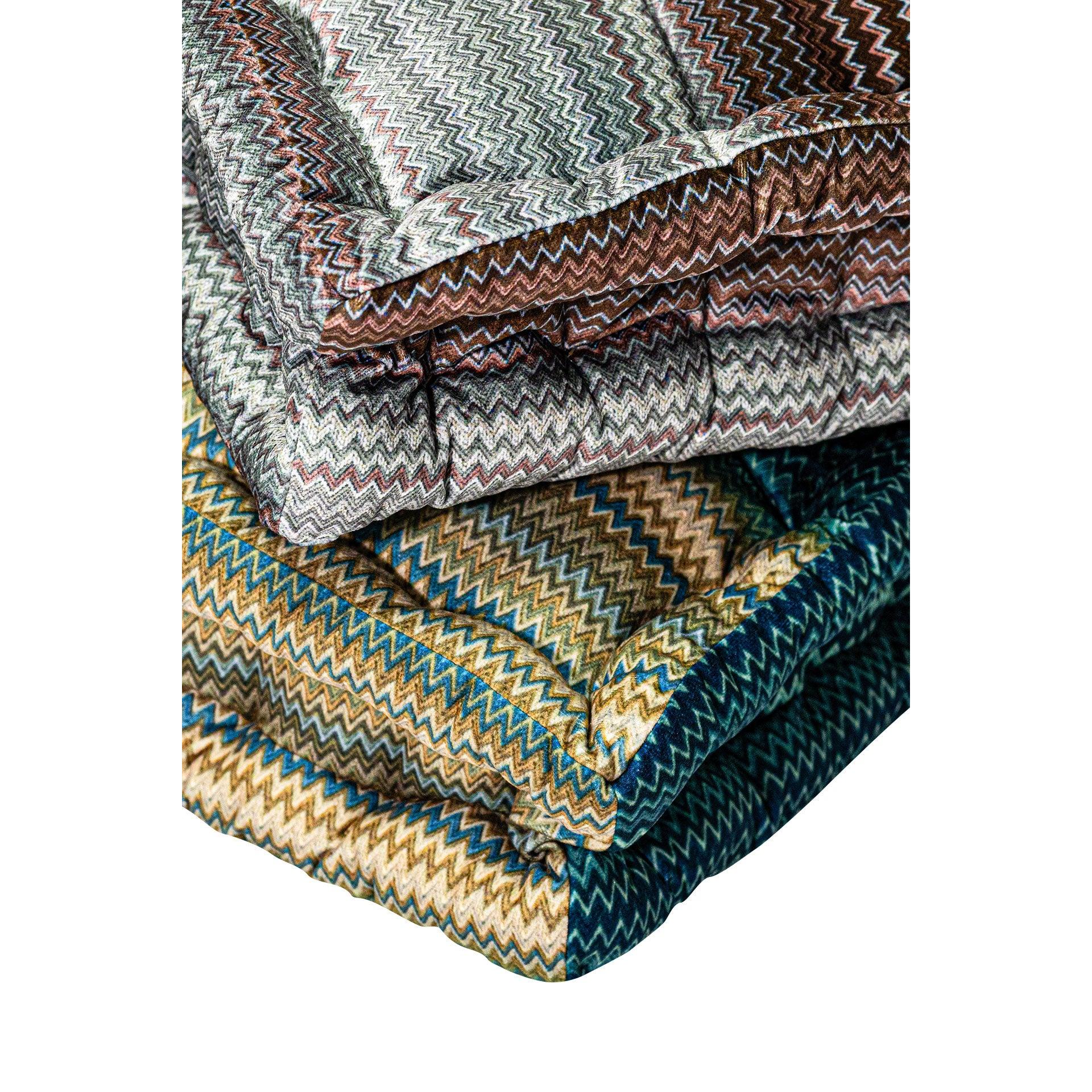 Zigzag Bisküvi Minder - Mavi