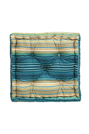 Zigzag Bisküvi Minder - Mavi