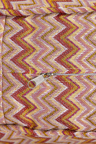 Zigzag Desen Yuvarlak Minder