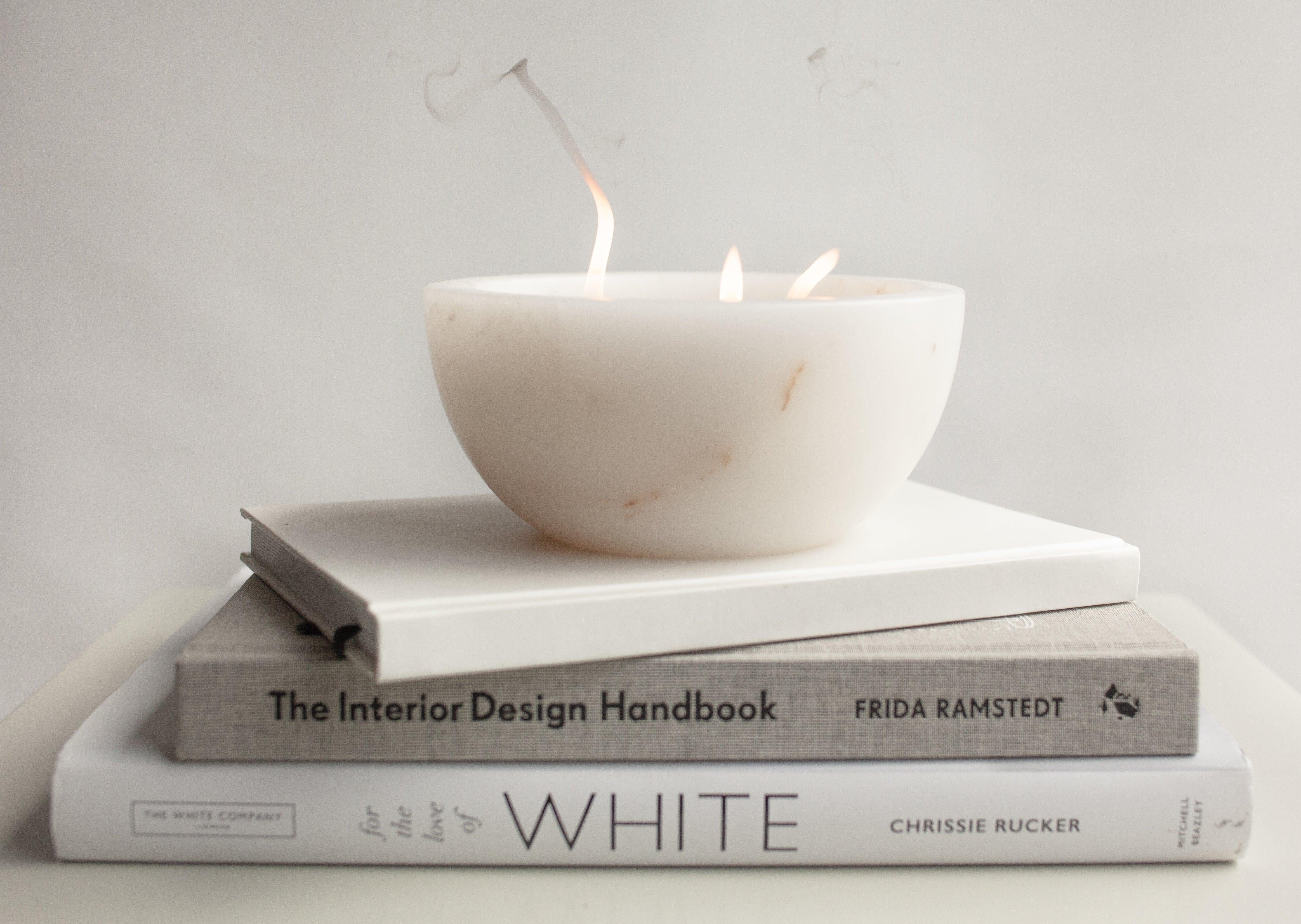 Ziya Stone Mum Midi Beyaz