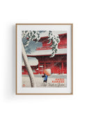 Zojoji Temple In Shiba Hasui Kawase Baskı