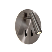 Panau Apli̇k 1l Saten Nikel Ø15x15 Cm Led 1x6w+3w 3000k