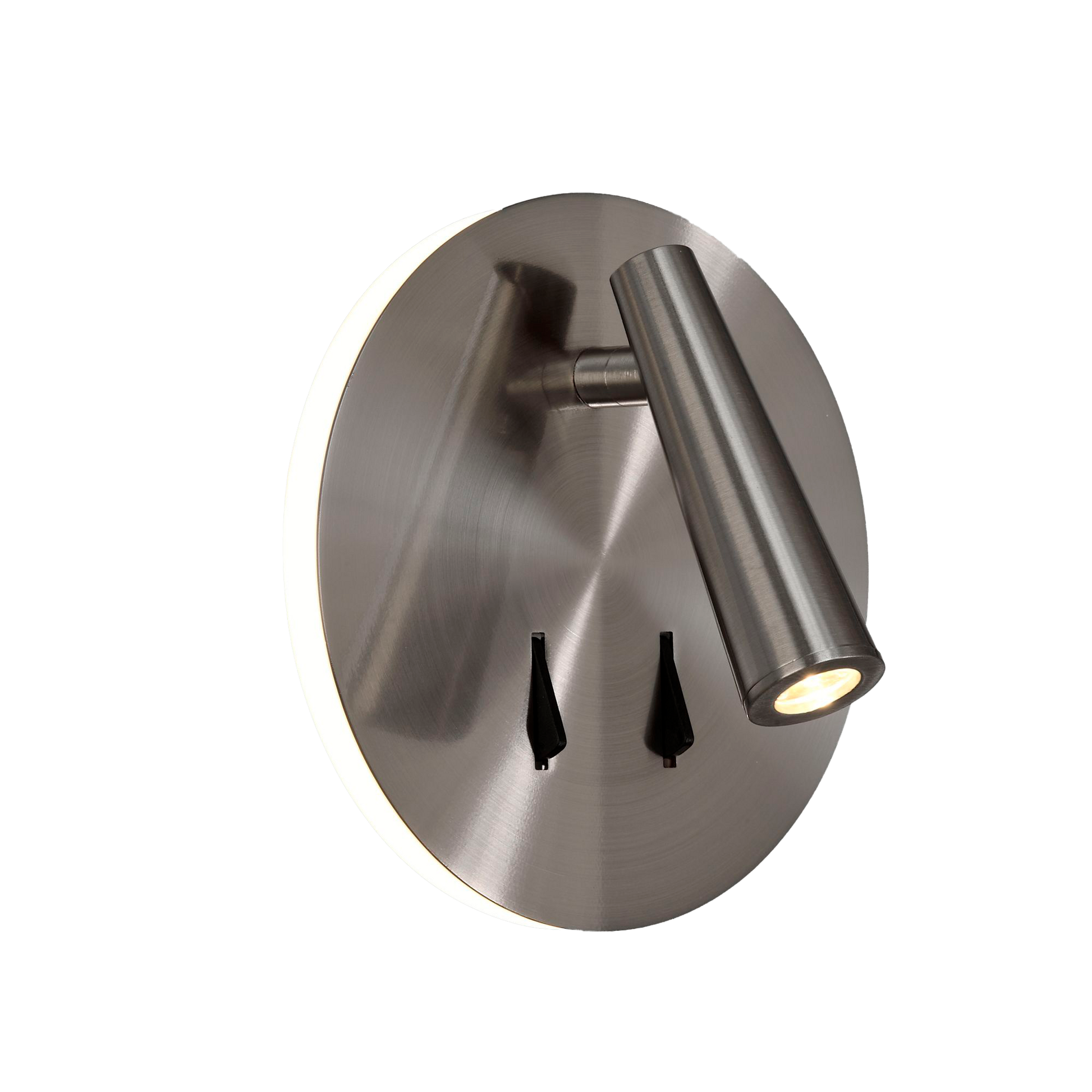 Panau Apli̇k 1l Saten Nikel Ø15x15 Cm Led 1x6w+3w 3000k