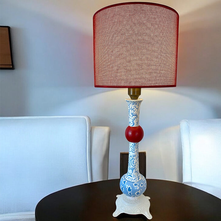 Red Ball Blanc Abajur