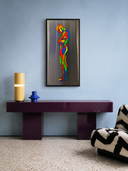 Echoes In The Inner Hold Inox Tablo | 50 × 100 cm