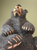 Mamba Bear Siyah Kadife Abajur