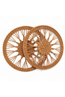 Premium Rattan 5'li Duvar Dekor Seti