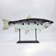 Abanticus Serisi El Yapımı Füzyon Cam Balık Heykel-Esra Balcı Cam Stüdyosu-50cm-NowShopFun