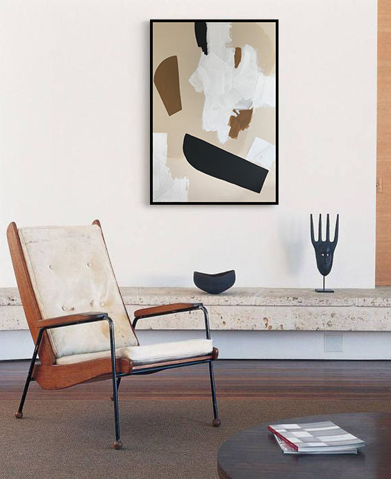 Abstract Canvas No.02 Kanvas Üzeri Akrilik El Yapımı Tablo