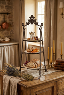 Acanthus Seramik 3 Katlı Sunumluk