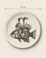 Dream Fish Set Duvar Tabağı-Duvar Aksesuarı-Haru Concept-NowShopFun