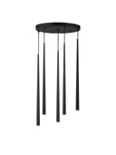 Konik Sarkıt 25 Cm Yuvarlak Rozanslı Led Avize