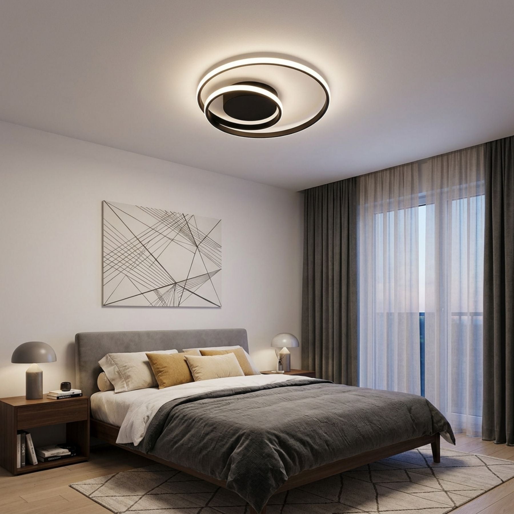 Salto Plafonyer Led Avize 50 Cm