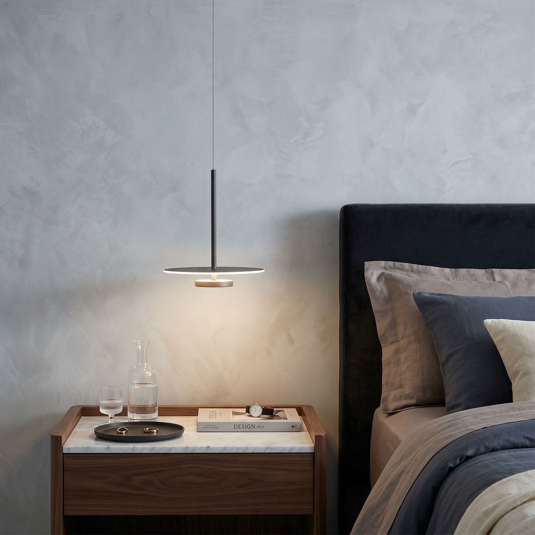 Bed Side Yatak Başı Sarkıt Led Avize