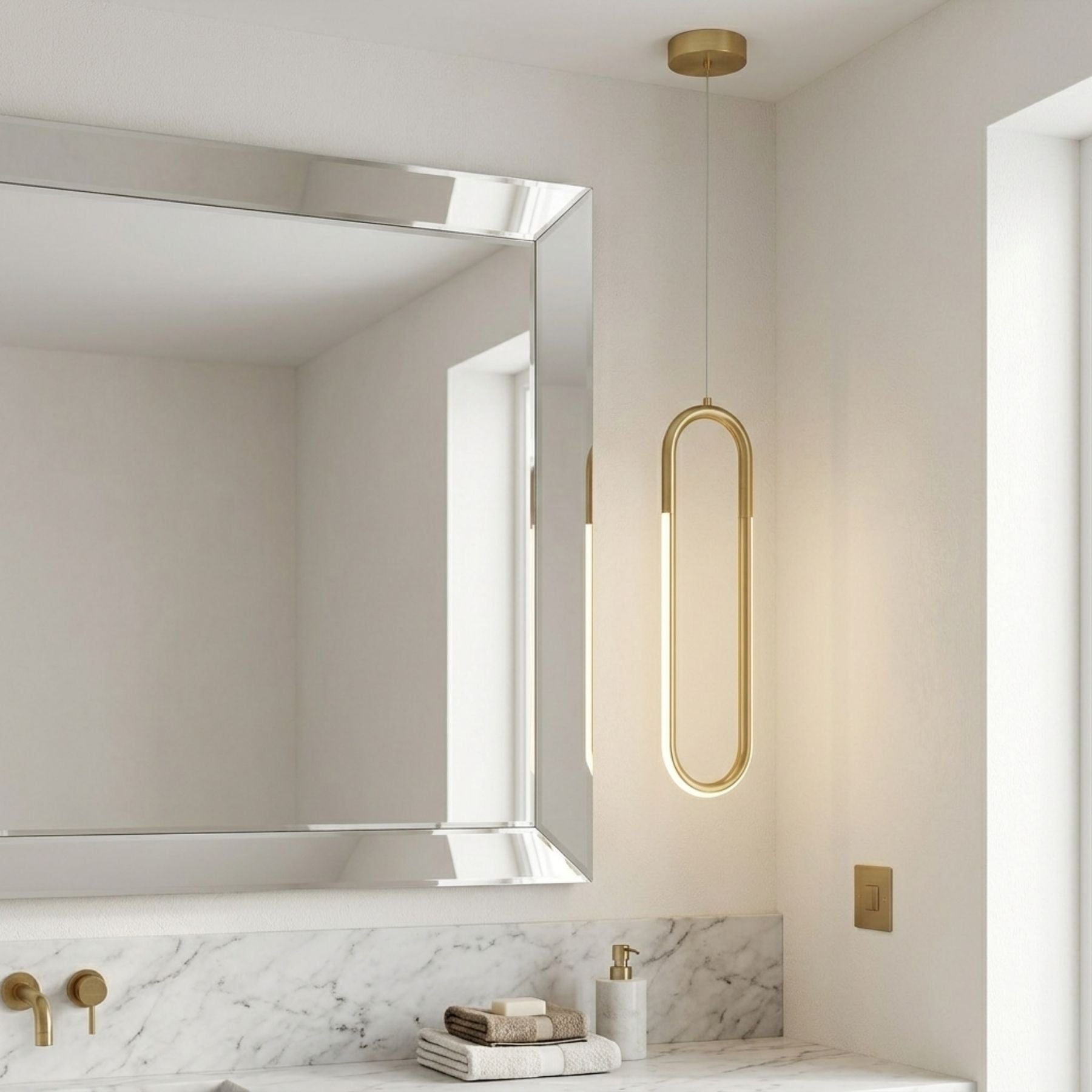 Freya Sarkıt Led Avize 80 Cm