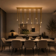 Pipe Plafonyer Led Avize 100 Cm-Plafonyer-Voxlamp-Gold-3000k(Gün Işığı)-NowShopFun