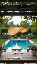 Nordic Premium Rattan Sarkıt Avize