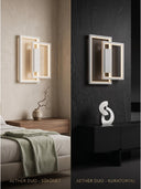 Aether Duo Katmanlı Metal Led Duvar Apliği