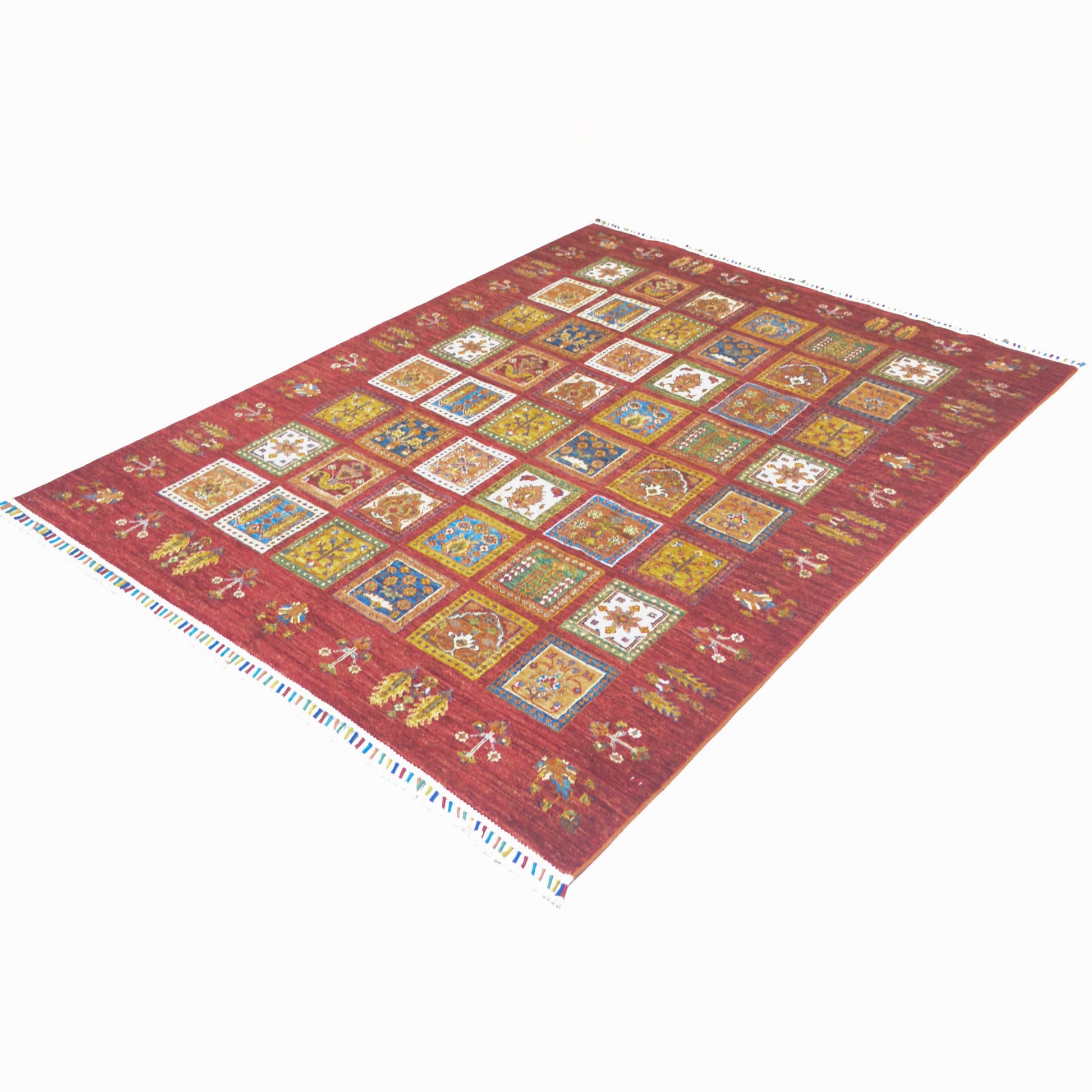 Afgan Binbirgece El Dokuma Halısı 174x231 cm
