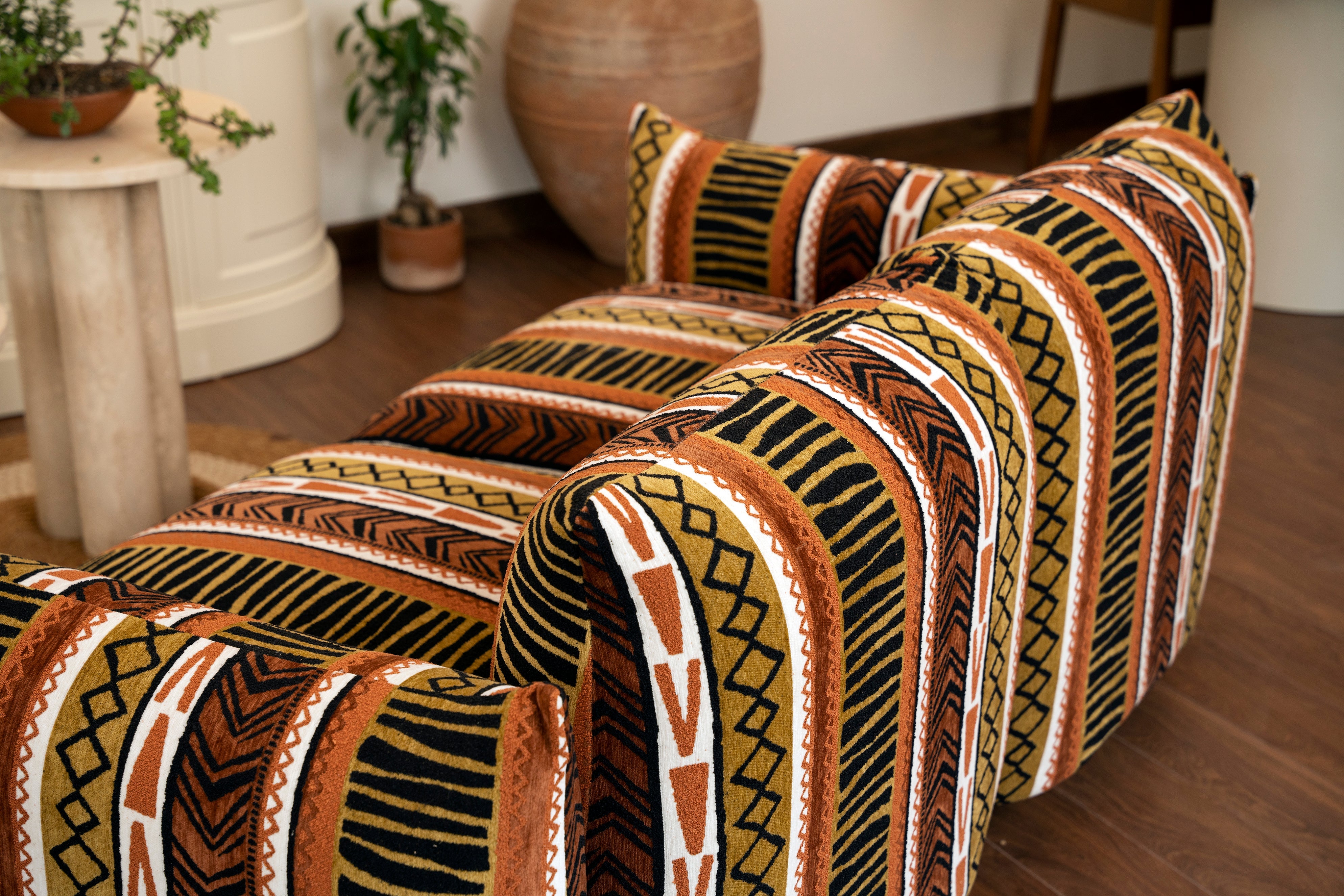 Afro Miro Koltuk-Koltuk-Valnott-2'li Koltuk-NowShopFun