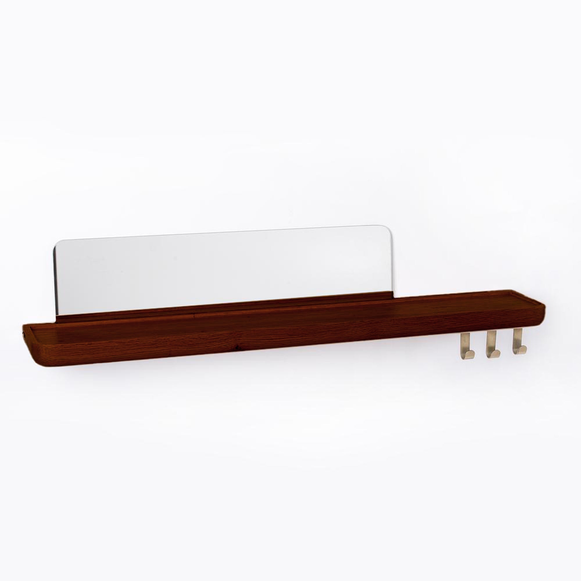 Mirrored Wooden Floating Shelf