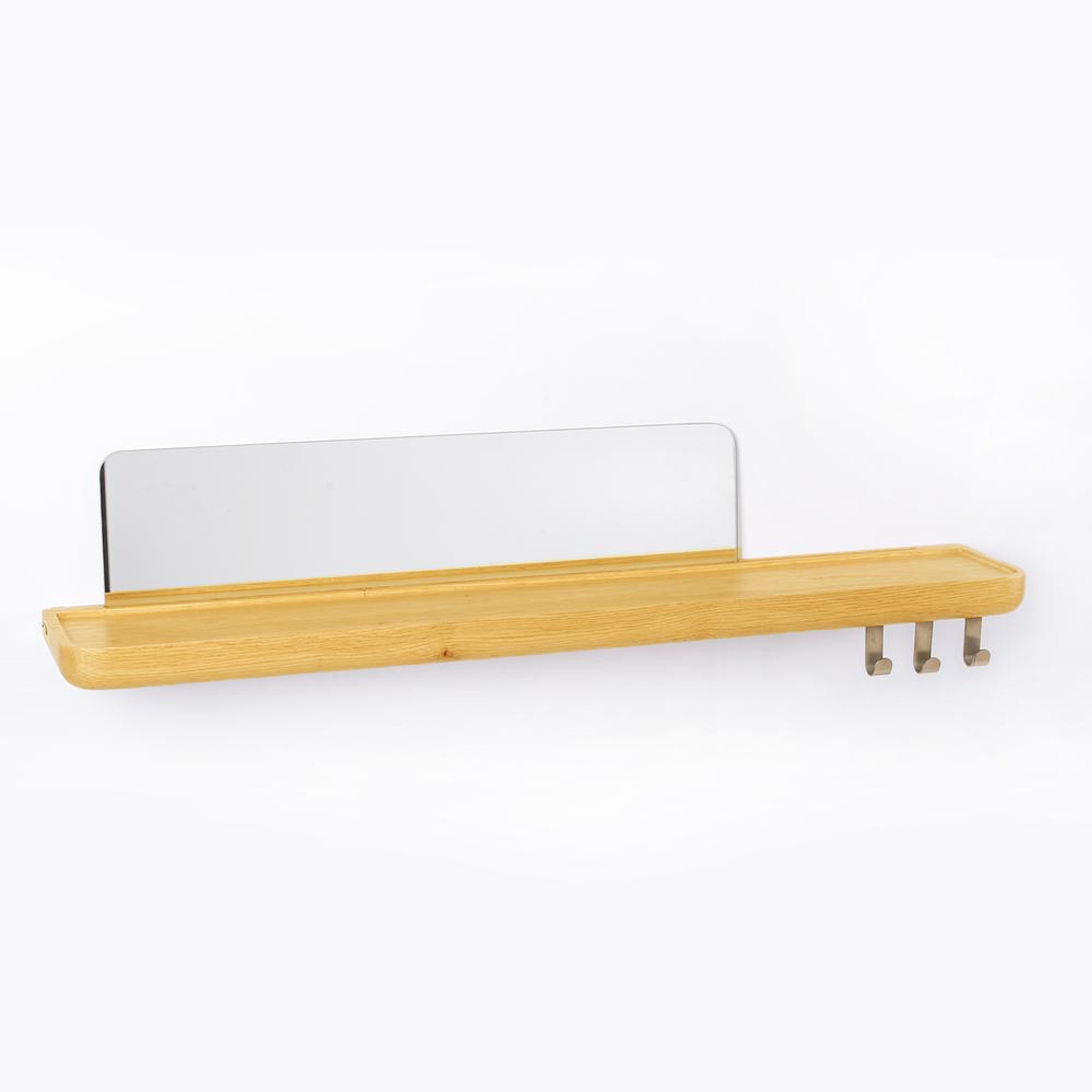 Mirrored Wooden Floating Shelf