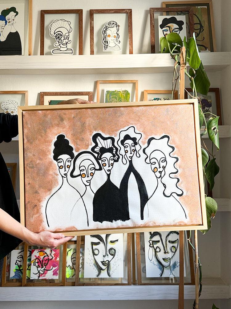 Ahşap Çerçeveli Kanvas Tablo | Orijinal İmzalı Resim - 37