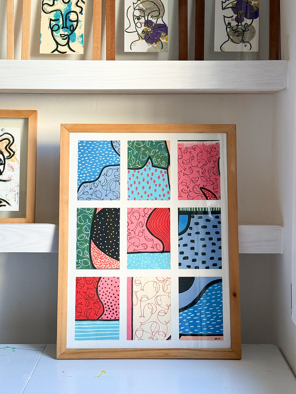 Ahşap Çerçeveli Resim | Orijinal İmzalı - 12