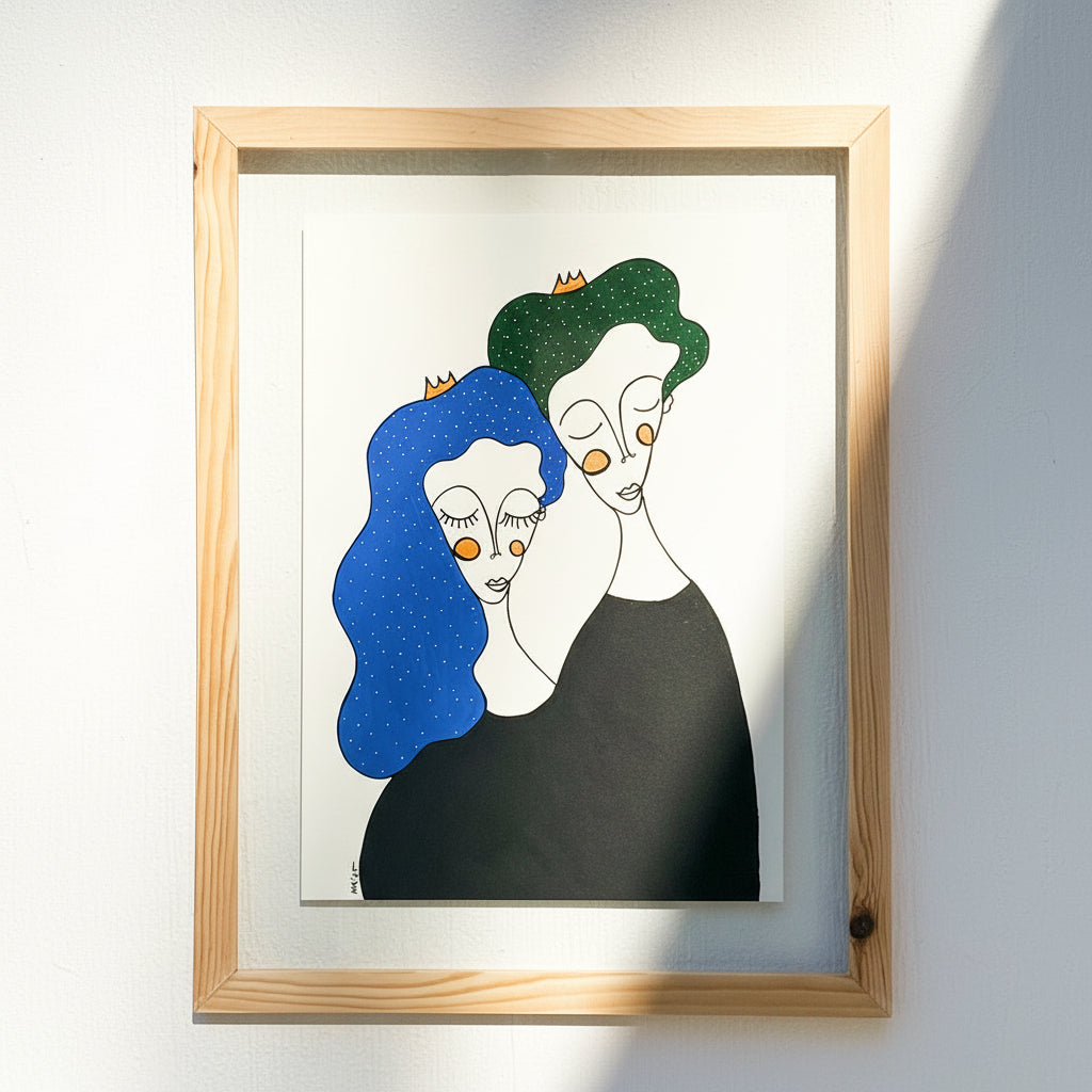 Ahşap Çerçeveli Resim | Orijinal İmzalı - 30