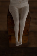 Ahşap Kaideli Seramik Heykel Headless but Happy
