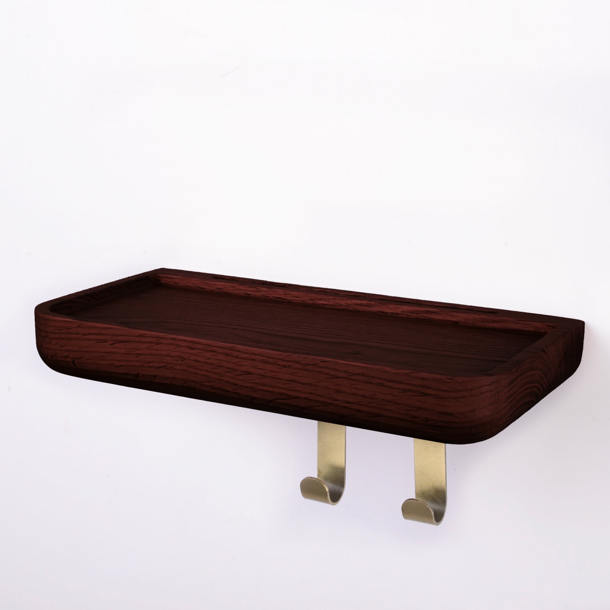 Mirrored Wooden Floating Shelf