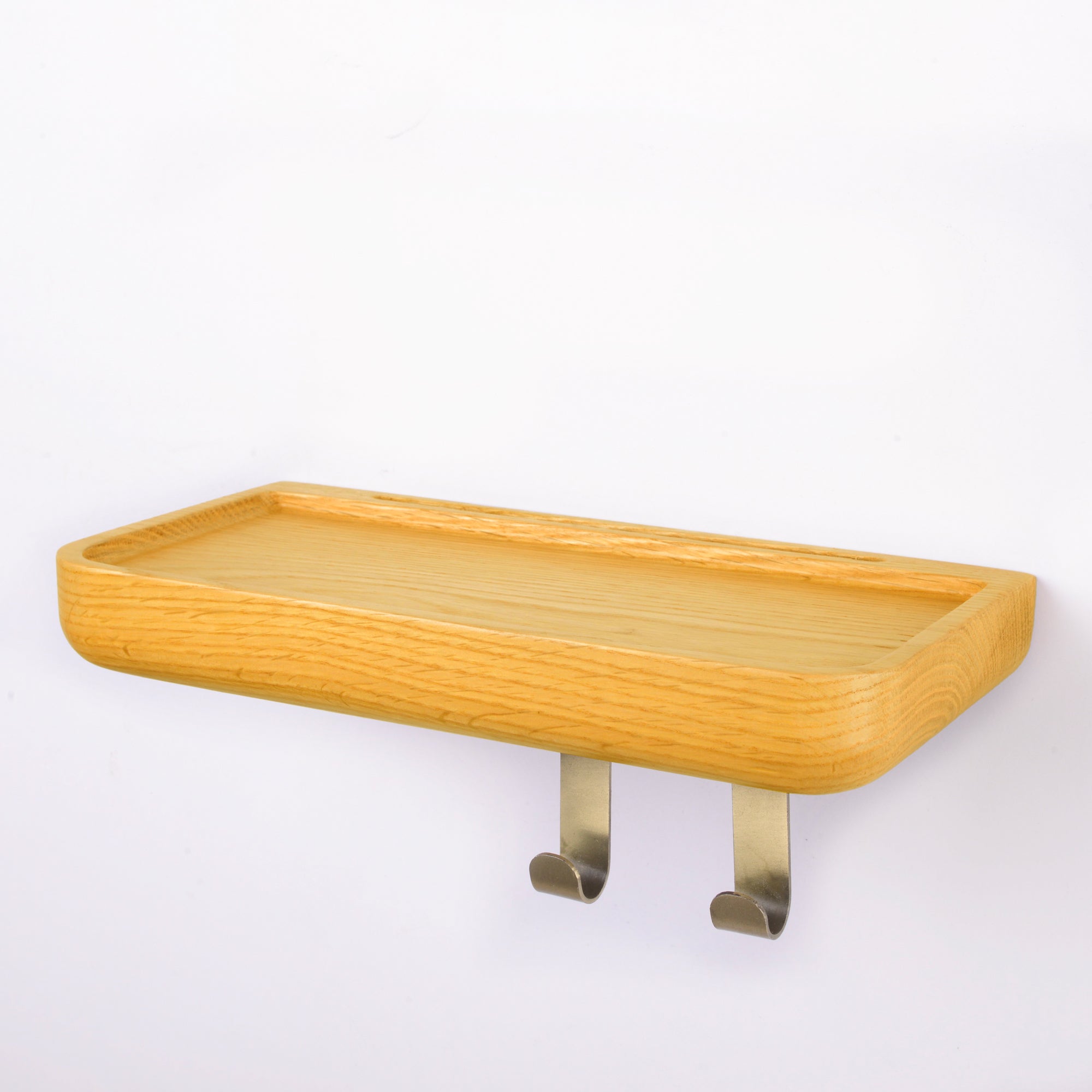 Mirrored Wooden Floating Shelf