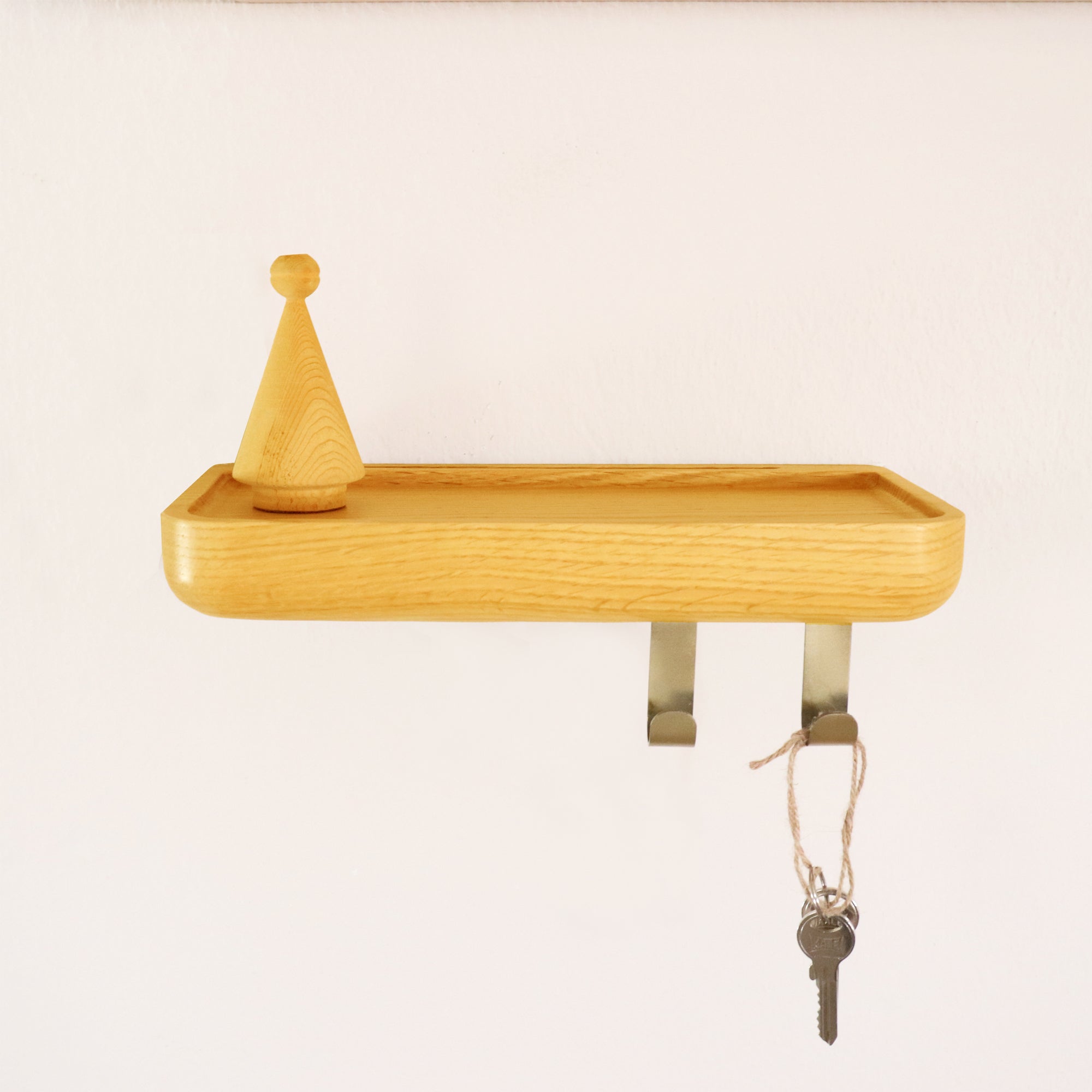 Mirrored Wooden Floating Shelf