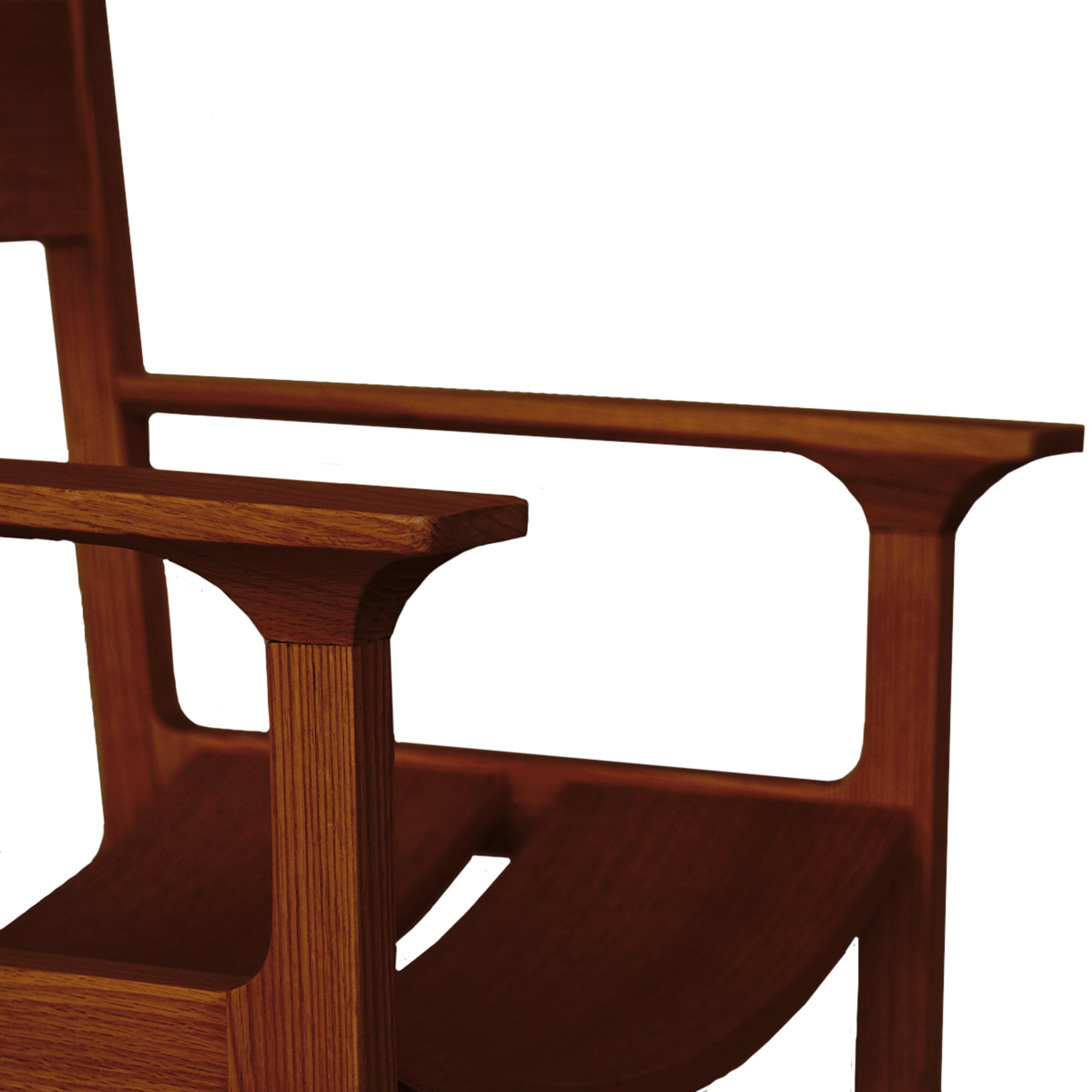 Solid Oak Chair 1 - Bent Series