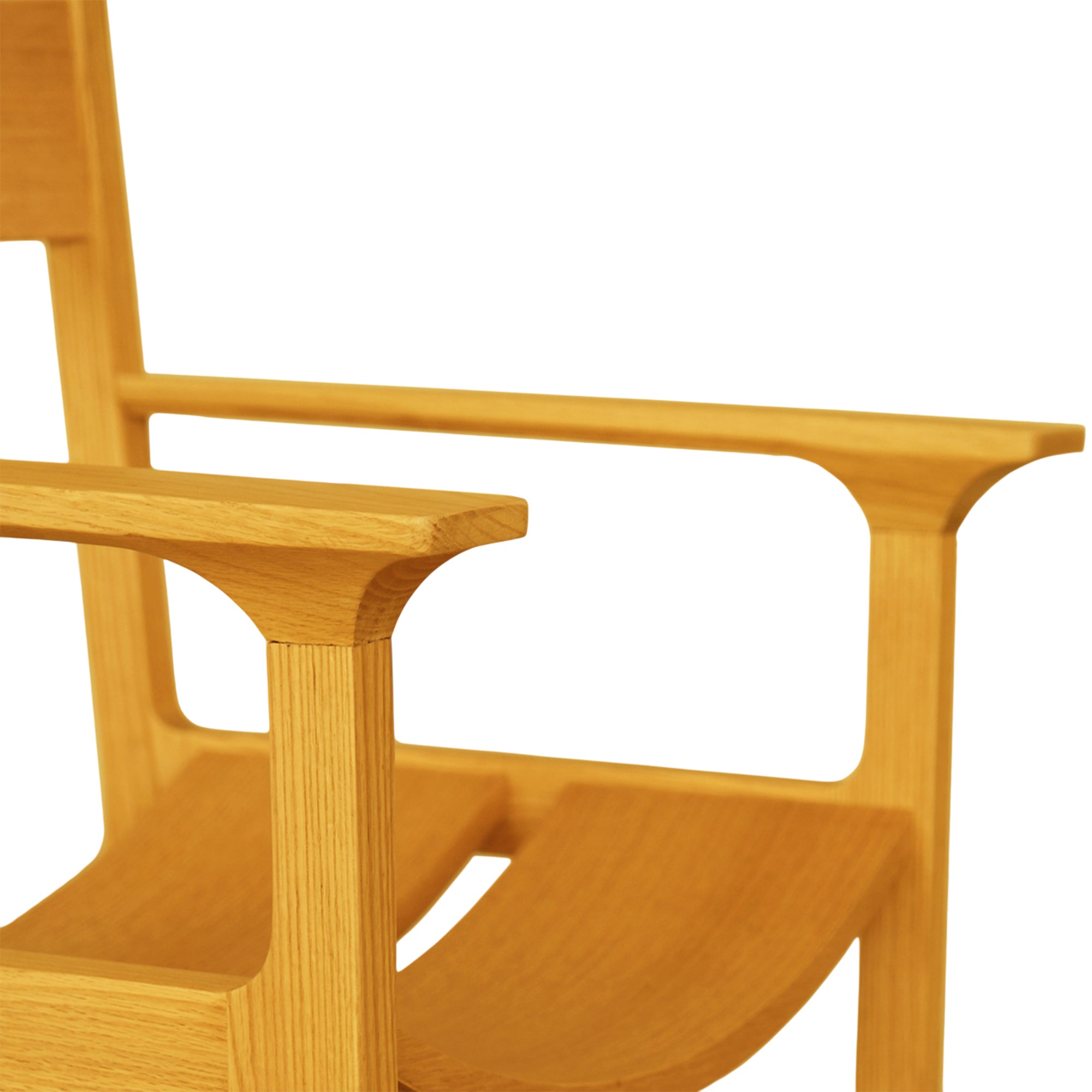 Solid Oak Chair 1 - Bent Series