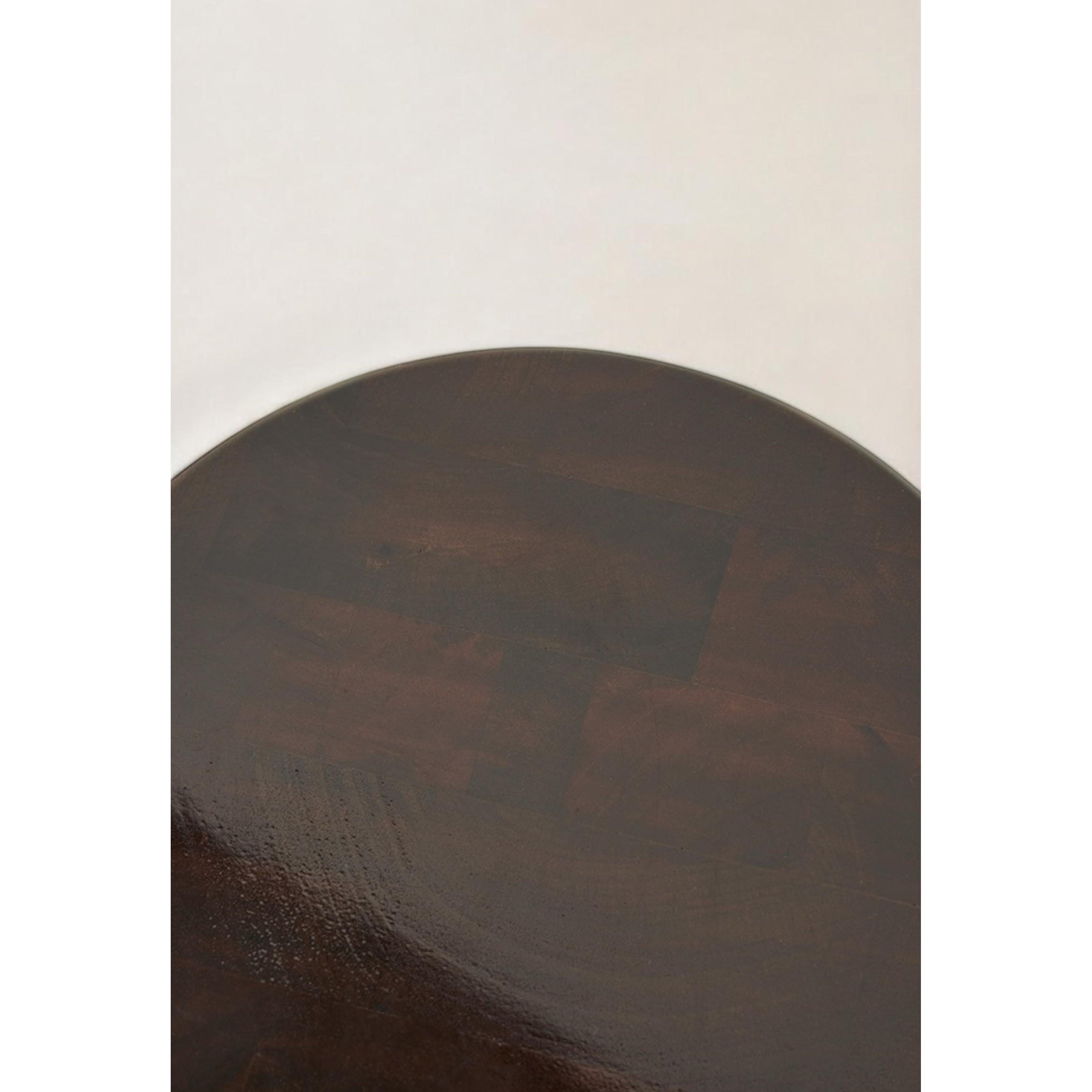 Ahşap Tabure Burgundy