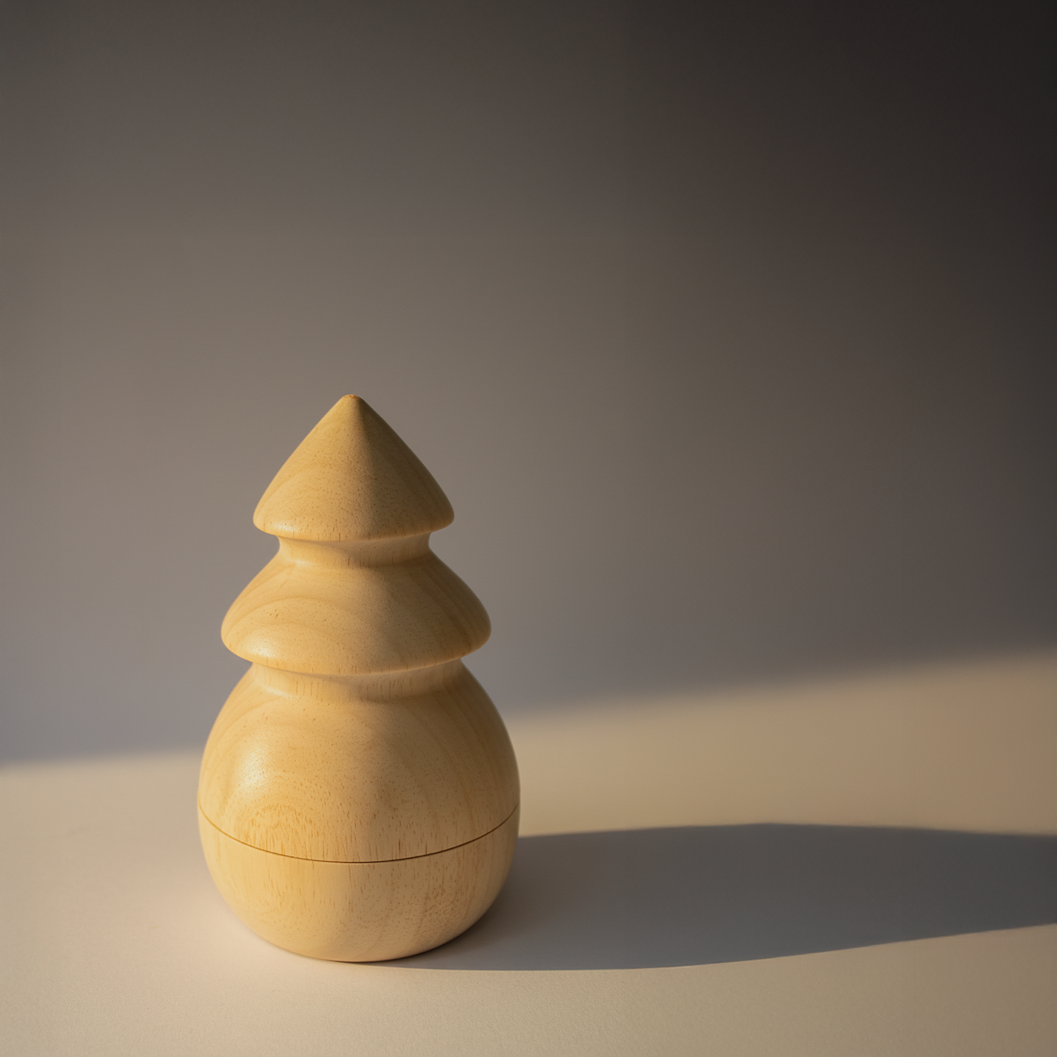 Ahşap Yılbaşı Ağacı Dekoratif Kutu