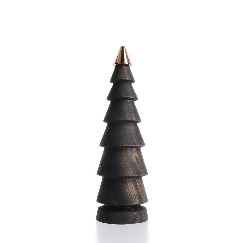 Ahşap Yılbaşı Ağacı Juniper – Pirinç Başlıklı Sedir
